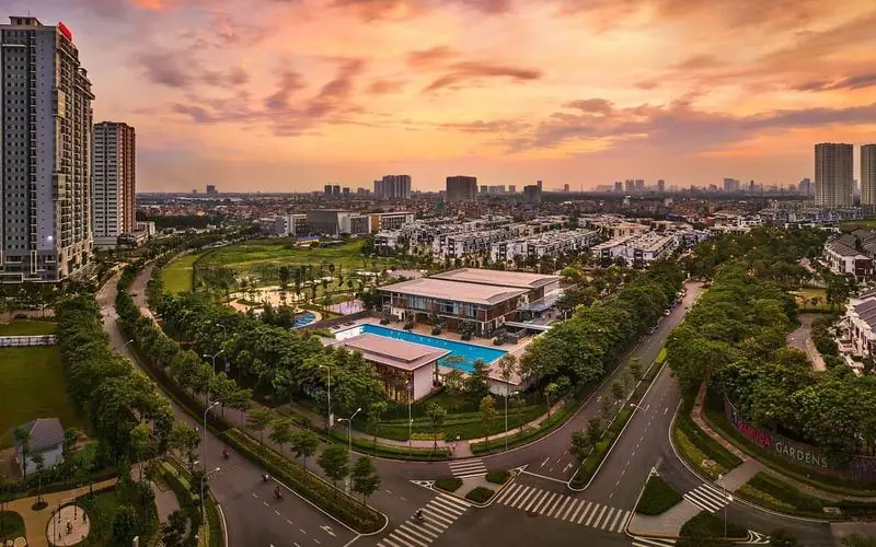 Khu đô thị Gamuda City nhìn từ trên cao